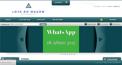 Desktop Screenshot of lojadomacom.net