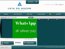 Tablet Screenshot of lojadomacom.net